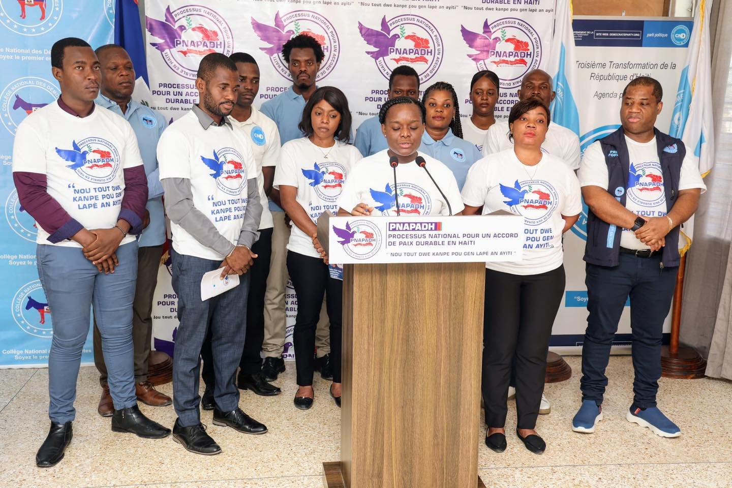Collège National des Démocrates " CND " proposer une paix durable en Haïti.